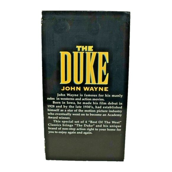 The Duke 4 Tape Box Set VHS, 2000 Collectors Classics John Wayne - Picture 2 of 9